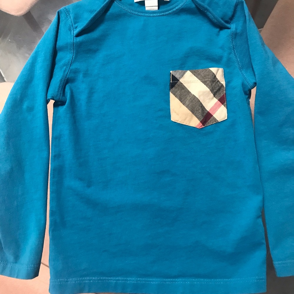 **SOLD***Burberry Toddler Long Sleeve Shirt